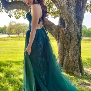 Elegant La Femme Evening Gown or Prom Dress